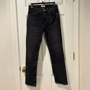 Agolde Women's Straight Leg Jeans - Black